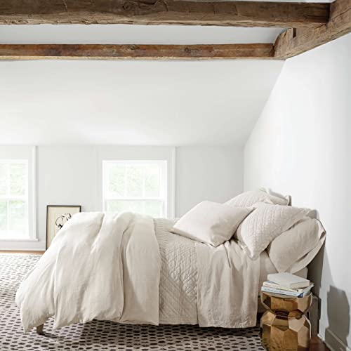 Pine Cone Hill King Size Natural Linen Quilt