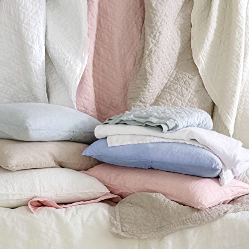Pine Cone Hill King Size Natural Linen Quilt