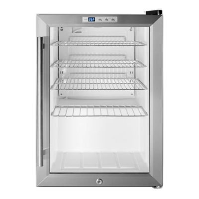 Summit SCR312L Glass/Black Countertop Beverage Refrigerator Compact Size