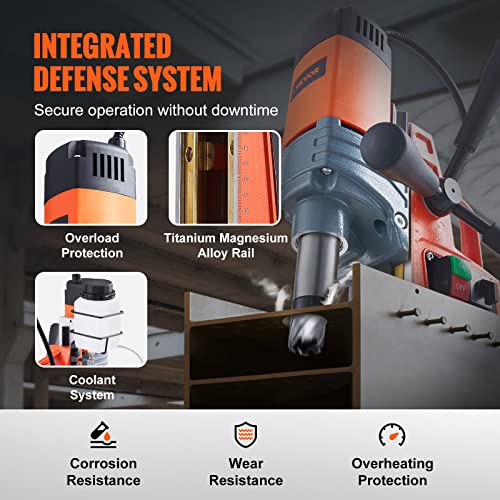 VEVOR 1400W Magnetic Drill Press for Metal Surface