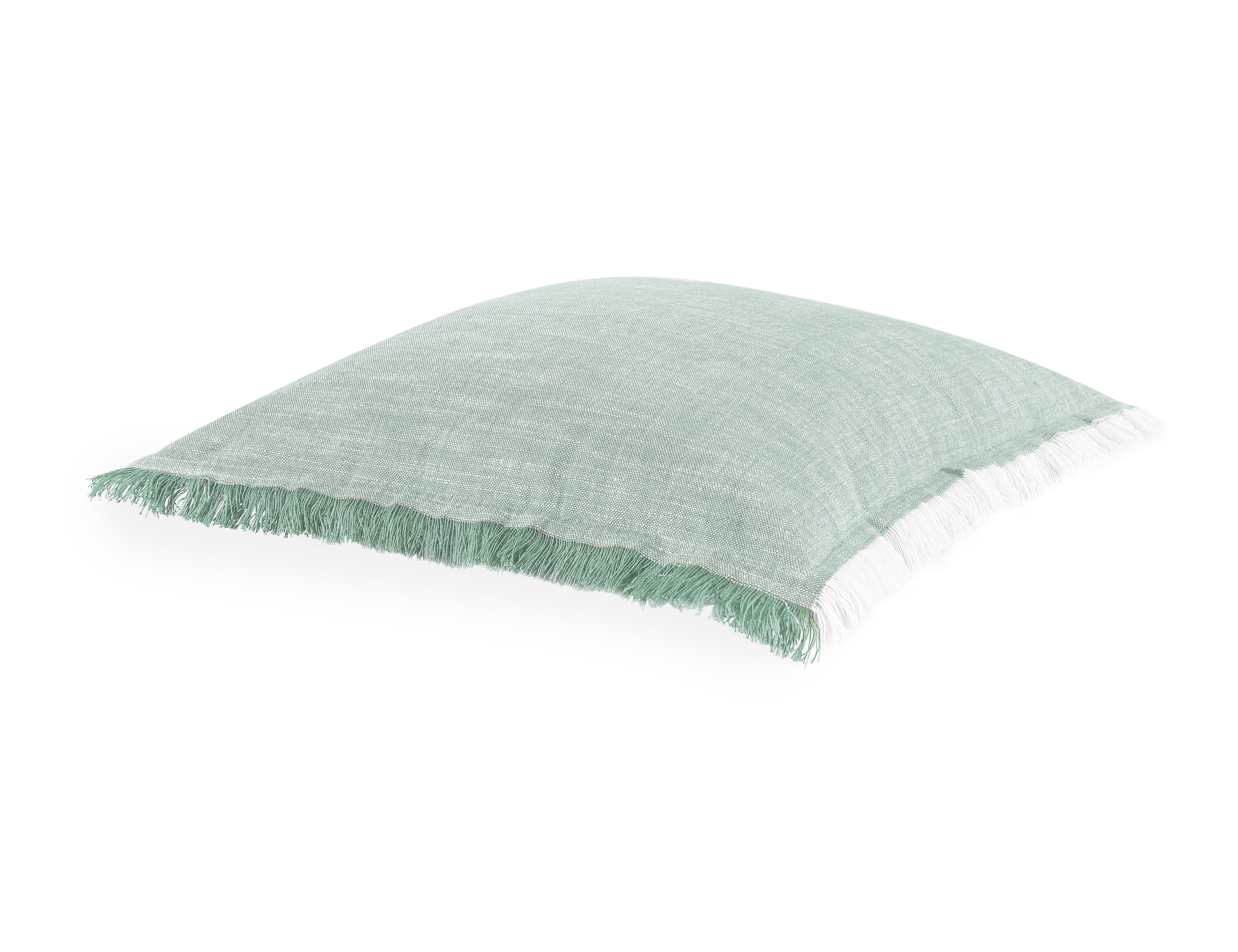 BHG Sage Square Pillows, Soft, 2pk