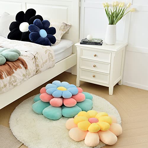 Green Flower Shaped Pillow for Sofa or Bedroom