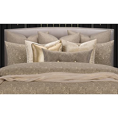 F Scott Fitzgerald Garden Party Bronze Duvet Cover