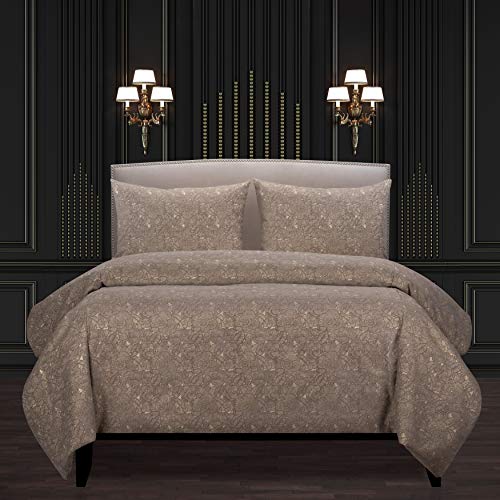 F Scott Fitzgerald Garden Party Bronze Duvet Cover