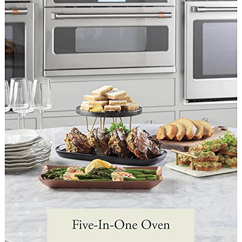 Cafe Smart Electric Wall Oven Microwave Combo - Matte White