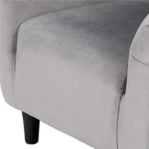 Velvet Tufted Living Room Chairs, Set of 2