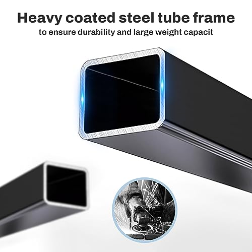 L-Shaped Gaming Desk with LED Lights