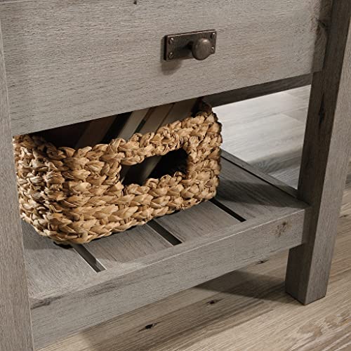 Sauder Mystic Oak L-Desk - Compact & Chic