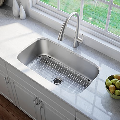 Kraus KBU14 Undermount Single Bowl Stainless Steel Sink