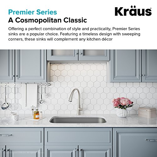 Kraus KBU14 Undermount Single Bowl Stainless Steel Sink