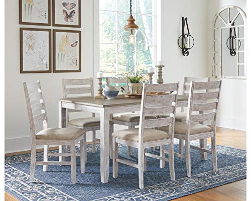 Ashley Skempton Cottage Dining Table Set, 6 Chairs, Whitewash