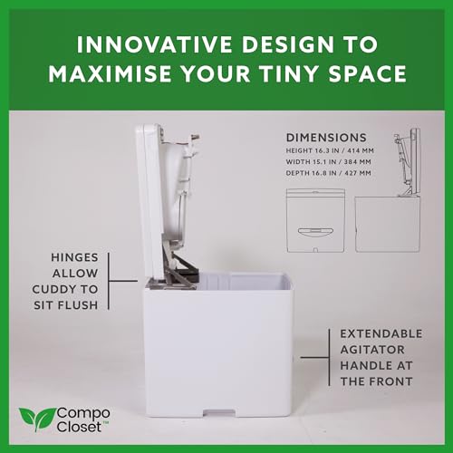 Portable Composting Toilet for Camping, RV & Tiny House