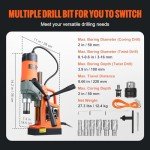 VEVOR 1400W Magnetic Drill Press for Metal Surface