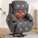 Heavy Duty Manual Recliner Sofa - Beige