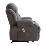 Heavy Duty Manual Recliner Sofa - Beige