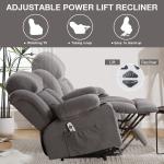 Heavy Duty Manual Recliner Sofa - Beige