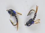 Higa's SOS Tungsten Nymphs UV Black Flies