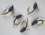 Higa's SOS Tungsten Nymphs UV Black Flies