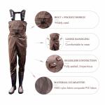 Waterproof Chest Waders with Cleated Bootfoot