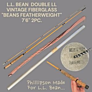 LL Bean 7'6" Fiberglass Fly Rod 3.4oz