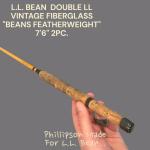 LL Bean 7'6" Fiberglass Fly Rod 3.4oz