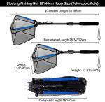 PLUSINNO Portable Floating Fishing Net for Trout