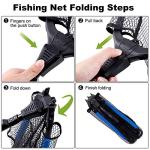 PLUSINNO Portable Floating Fishing Net for Trout