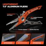 KastKing AlumaStream 7.5" Aluminum Fishing Pliers