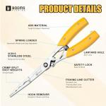 Booms Fishing 8-Inch Long Nose Hook Remover