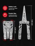 HOOK-EZE 5-in-1 Saltwater Fishing Pliers Multitool