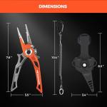 KastKing AlumaStream 7.5" Aluminum Fishing Pliers