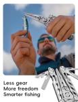 HOOK-EZE 5-in-1 Saltwater Fishing Pliers Multitool