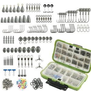 Trout Fishing Tackle Kit with Waterproof Box