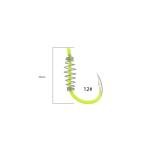 20Pcs Spring Fishing Hooks, Size 12 for Trout