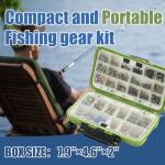 Trout Fishing Tackle Kit with Waterproof Box