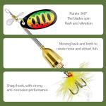 10pc Trout Fishing Lure Kit with Tackle Box