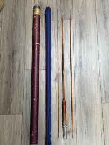 Vintage Split Bamboo 9' Fly Rod with Tube