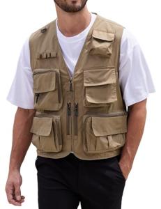 Yimoon Men's Outdoor Utility Fishing Vest