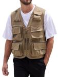 Yimoon Men's Outdoor Utility Fishing Vest