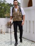 Yimoon Men's Outdoor Utility Fishing Vest