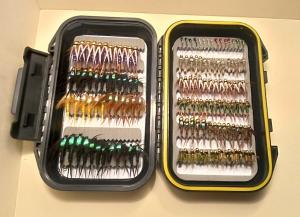 Fall Nymphs Fly Box with 141 Nymphs for Trout