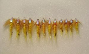 Golden Yellow Flashback Stonefly Nymphs - 1 DZ