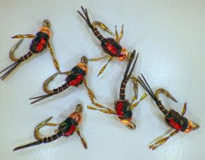 Higa's SOS Copper Tungsten Trout Fishing Flies