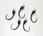Mark's Premium Black and Blood Tungsten Nymphs