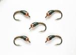 Copper Olive Tungsten Nymphs for Trout Fishing