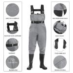 Waterproof Chest Waders with Boots for Fishing