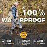 Waterproof Chest Waders with Boots for Fishing