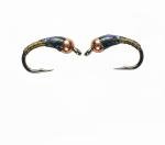 Copper Olive Tungsten Nymphs for Trout Fishing