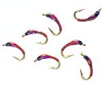 Gobbler Nymphs UV Blood Red Trout Fishing Flies