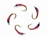Gobbler Nymphs UV Blood Red Trout Fishing Flies